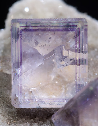 Fluorite with Quartz. 