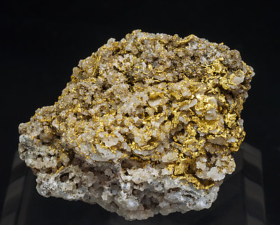 Gold with Quartz. Front