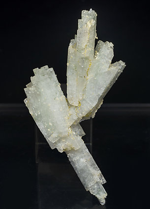 Pectolite with Calcite and Grossular.