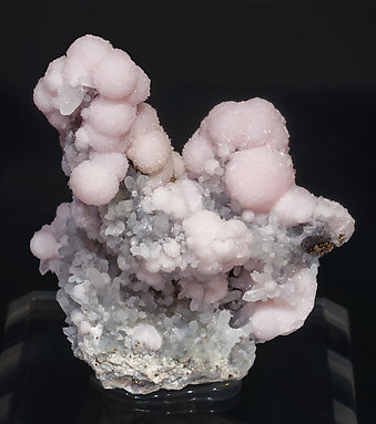 Rhodochrosite with Calcite. Front