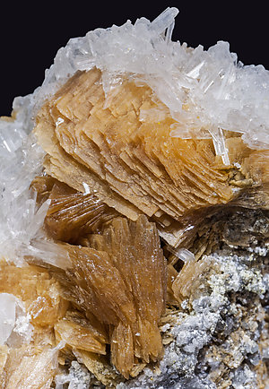 Roweite with Olshanskyite and Andradite. 