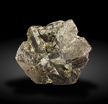 Chrysoberyl (variety alexandrite) with Phlogopite. Front - bulb light