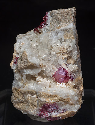 Cinnabar with Quartz. 