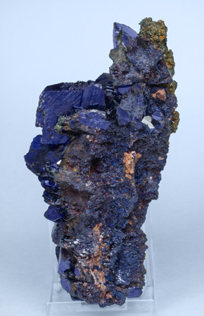 Azurite with Malachite xx. Rear