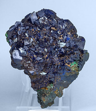 Azurite with Malachite xx. Rear