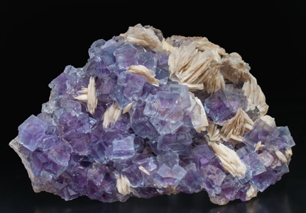 Fluorite with Baryte. 