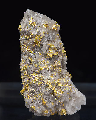 Gold with Quartz. Front