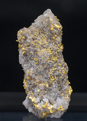 Gold with Quartz. Side