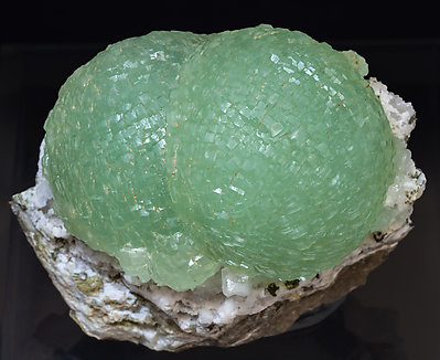 Prehnite with Quartz. Top