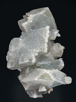 Baryte with Calcite. Side
