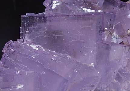 Fluorite with Baryte and inclusions. 