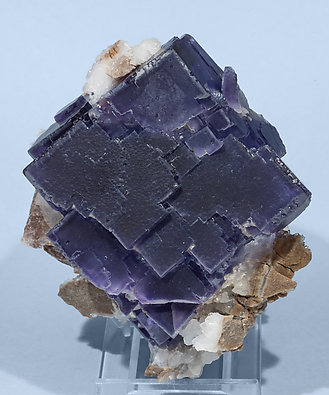 Fluorite with Quartz.