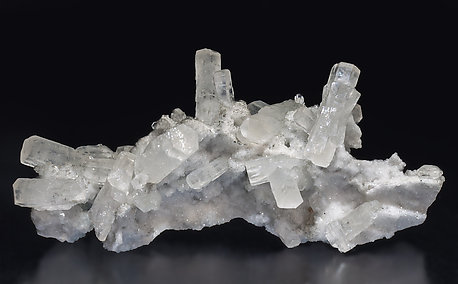 Strontianite with Quartz.