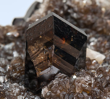 Cassiterite with Feldspar and Muscovite. 