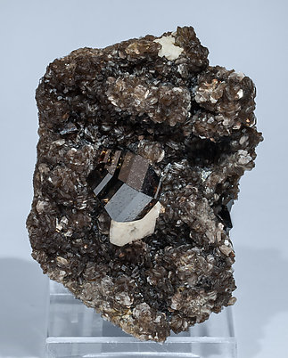 Cassiterite with Feldspar and Muscovite. Side