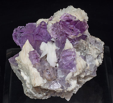 Fluorite with Baryte.