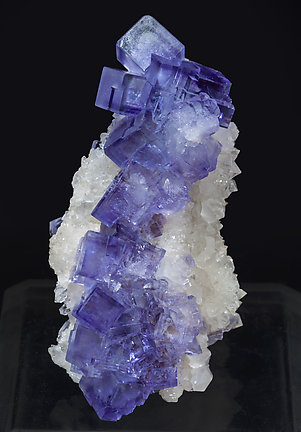 Fluorite with Quartz.