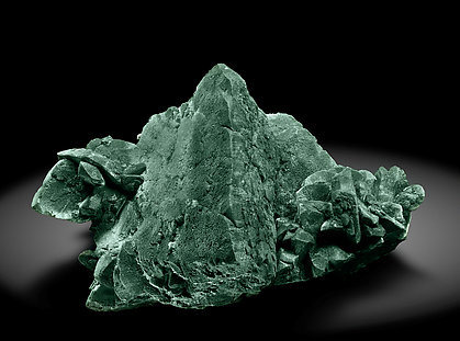 Malachite after Azurite. Side