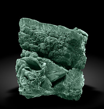 Malachite after Azurite. Rear