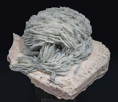 Albite (variety cleavelandite) with Orthoclase.