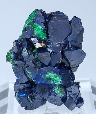 Azurite with Malachite. 