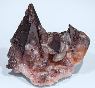 Calcite with Hematite inclusions. Side