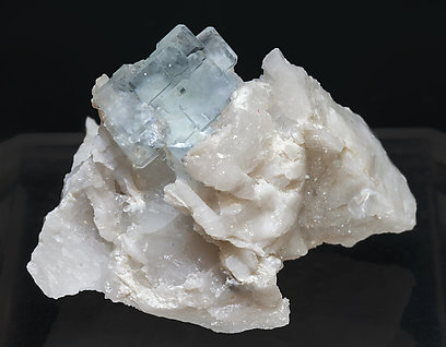 Fluorite with Quartz. 