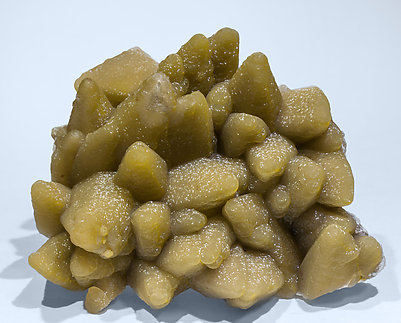 Smithsonite after Calcite with Calcite. 