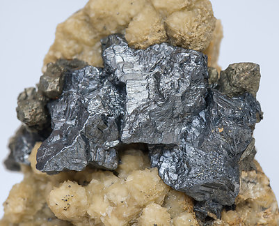 Acanthite with Dolomite. 