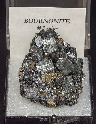 Bournonite with Pyrite. 
