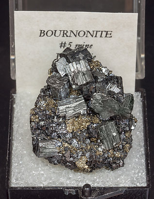 Bournonite with Pyrite.