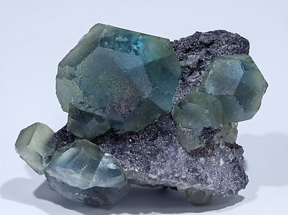 Fluorite with Quartz.