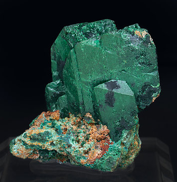 Malachite after Azurite.