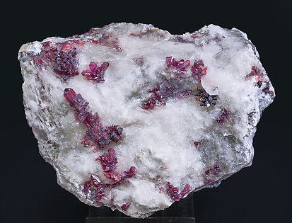 Proustite with Calcite.