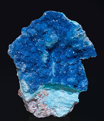 Shattuckite with Quartz and Chrysocolla.