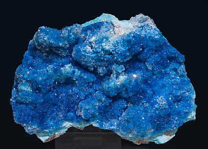 Shattuckite with Quartz and Chrysocolla.