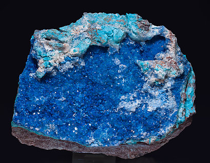 Shattuckite with Quartz and Chrysocolla. 