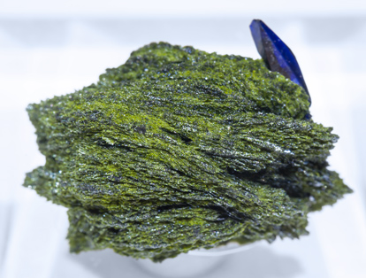 Volborthite with Azurite. Top