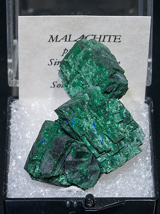 Malachite after Azurite.