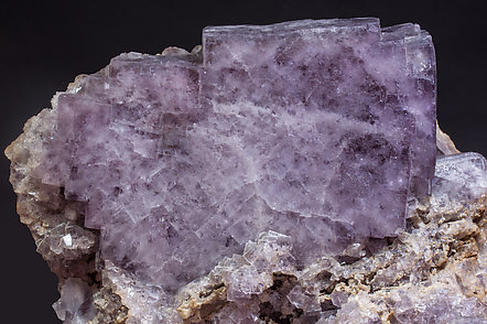 Fluorite with Quartz. 