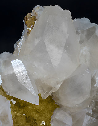 Calcite with Fluorite. 