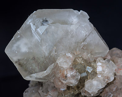 Calcite with Fluorite. 