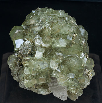Fluorapatite with Pyrite and Muscovite.