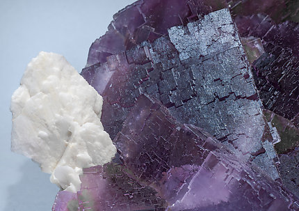 Fluorite with Baryte. 