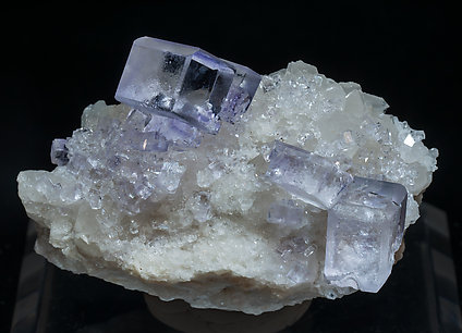 Fluorite with Calcite.