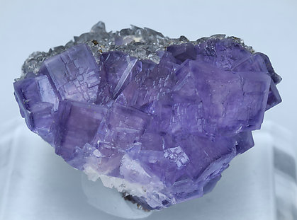 Fluorite with Calcite. 