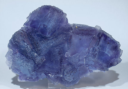 Fluorite with Chalcopyrite. Front