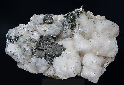 Marcasite with Calcite-Dolomite and Chalcopyrite. Front