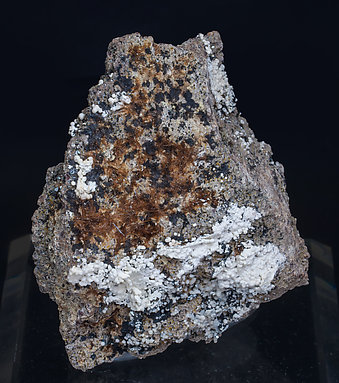 Yuanfuliite with Hematite, Calcite and Diopside.