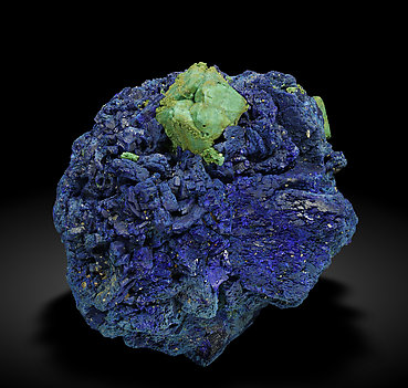 Azurite with Malachite after Cuprite.